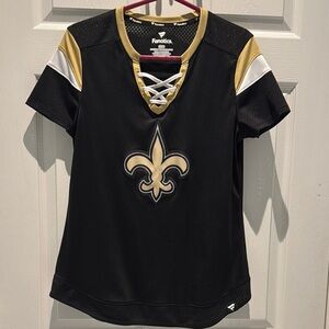 Saints jersey Fanatics Women's Black and Gold jersey size M
